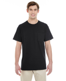Gildan 5300 Heavy Cotton T-Shirt with a Pocket in Black