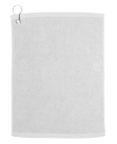 Carmel Towel Company C1518GH Velour Hemmed Towel w in White