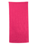 Carmel Towel Company C3060P Polka Dot Velour Beach in Hot pink