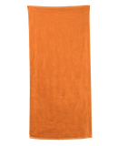 Carmel Towel Company C3060P Polka Dot Velour Beach in Tangerine