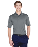 UltraClub 8610 Men's Cool & Dry 8 Star Elite Perfo in Charcoal