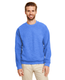 18000 Gildan 7.75 oz. Heavy Blend 50/50 Fleece Cre in Heather deep royal