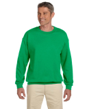 18000 Gildan 7.75 oz. Heavy Blend 50/50 Fleece Cre in Irish green