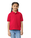 8800B Gildan Youth 5.6 oz. Ultra Blend® 50/50 Jer in Red