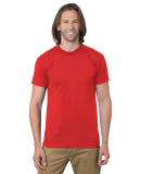 Bayside 1701 USA-Made 50/50 Short Sleeve T-Shirt in Red