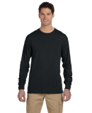 Jerzees 21MLR Dri-Power Sport Long Sleeve T-Shirt in Black