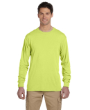 Jerzees 21MLR Dri-Power Sport Long Sleeve T-Shirt in Safety green