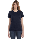 Anvil 880 Women's Lightweight Ringspun T-Shirt by  in Navy