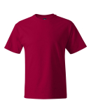 Hanes 518T Beefy-T Tall T-Shirt in Deep red
