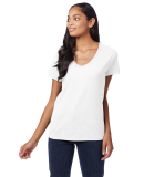 S04V Nano-T Women's V-Neck T-Shirt in White