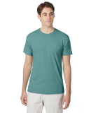 Hanes 42TB X-Temp Triblend T-Shirt with Fresh IQ o in Green clay heather