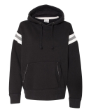197 8847 Vintage Athletic Hooded Sweatshirt in Black