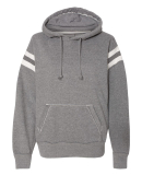 197 8847 Vintage Athletic Hooded Sweatshirt in Smoke heather