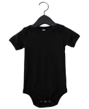 134B Bella + Canvas Baby Triblend Short Sleeve One in Solid black triblend