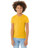 3413Y Bella + Canvas Youth Triblend Jersey Short S in Yellow gold triblend