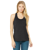6008 Bella + Canvas Women's Jersey Racerback Tank in Dark grey heather