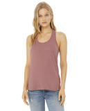 6008 Bella + Canvas Women's Jersey Racerback Tank in Heather mauve