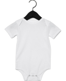 100B Bella + Canvas Baby Short Sleeve Onesie in White