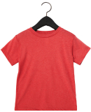 3413T Bella + Canvas Toddler Triblend Short Sleeve in Red triblend