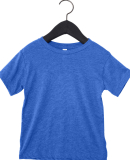 3413T Bella + Canvas Toddler Triblend Short Sleeve in True royal triblend