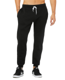 3727 Bella + Canvas Unisex Sponge Fleece Jogger Sw in Black