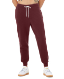 3727 Bella + Canvas Unisex Sponge Fleece Jogger Sw in Maroon