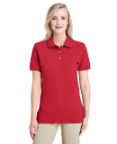 Jerzees 443W Women's Easy Care Double Mesh Ringspu in True red