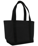 Liberty Bags 8871 16 Ounce Cotton Canvas Tote in Black/ black