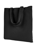 Liberty Bags 8502 BRANSON BARGAIN CANVAS TOTE in Black