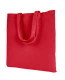 Liberty Bags 8502 BRANSON BARGAIN CANVAS TOTE in Red