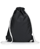 Liberty Bags 8895 Jersey Mesh Drawstring Backpack in Black