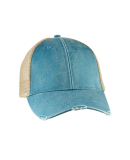 Ollie Cap in Teal/ tan