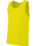 Augusta Sportswear 704 Youth Training Tank in Power yellow