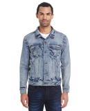 Threadfast Apparel 370J Unisex Denim Jacket in Light denim