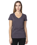 Threadfast Apparel 200RV Ladies' Ultimate V-Neck T in Graphite