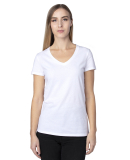 Threadfast Apparel 200RV Ladies' Ultimate V-Neck T in White
