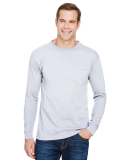 Bayside Apparel 3055 Union-Made Long Sleeve T-Shir in Ash