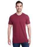 Bayside Apparel 5710 Unisex Triblend T-Shirt in Tri cranberry