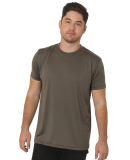 Bayside Apparel 5300 USA-Made Performance Tee in Military green