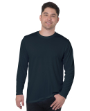 Bayside Apparel 5360 USA-Made Long Sleeve Performa in Navy