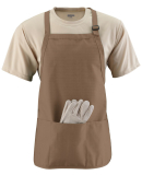 Augusta Sportswear 4250 Medium Length Apron with P in Khaki