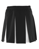 Augusta Sportswear 9116 Girls' Liberty Skirt in Black/ white