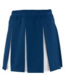 Augusta Sportswear 9116 Girls' Liberty Skirt in Navy/ white