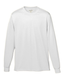 Augusta Sportswear 789 Youth Wicking Long Sleeve T in White