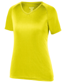 Augusta Sportswear 2792 Women's Attain Wicking Shi in Safety yellow