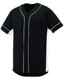 Augusta Sportswear 1660 Slugger Jersey in Black/ white