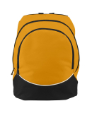Augusta Sportswear 1915 Tri-Color Backpack in Gold/ black/ white