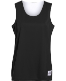Augusta Sportswear 147 Women's Reversible Wicking  in Black/ white