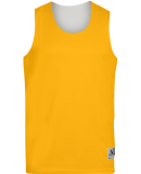 Augusta Sportswear 5023 Youth Reversible Wicking T in Gold/ white
