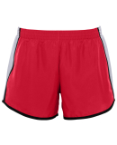 Augusta Sportswear 1265 Women's Pulse Team Running in Red/ white/ black